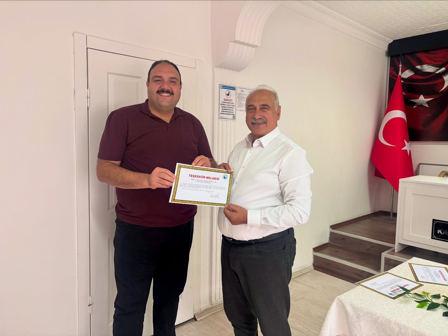 Yalak Yaylası Şenliği’nde Görevli Personellere Teşekkür Belgesi post thumbnail image