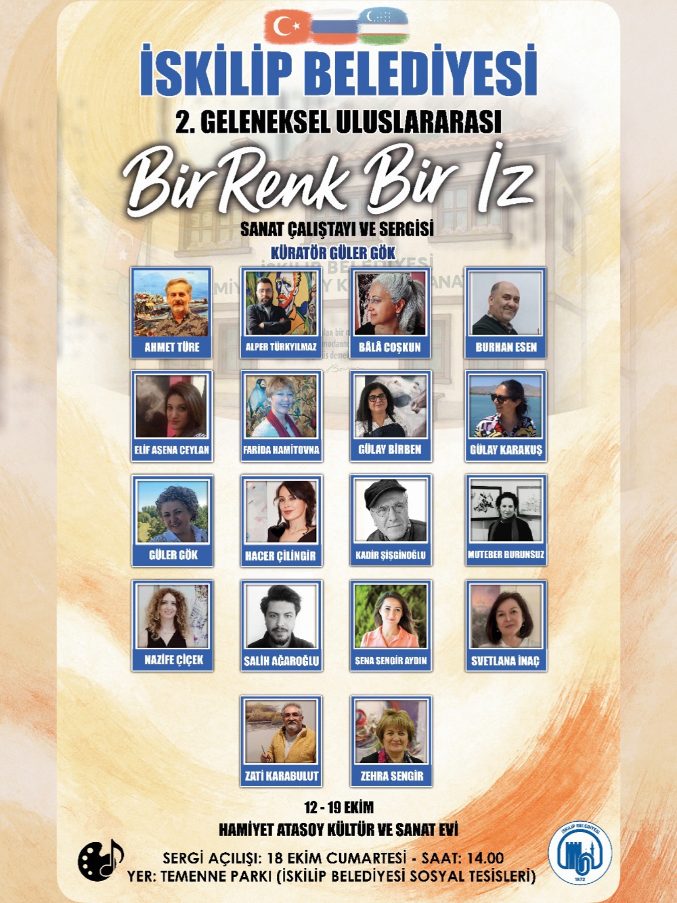 2. GELENEKSEL ULUSLARARASI “BİR RENK BİR İZ” SANAT ÇALIŞTAYI VE SERGİSİ BAŞLIYOR post thumbnail image