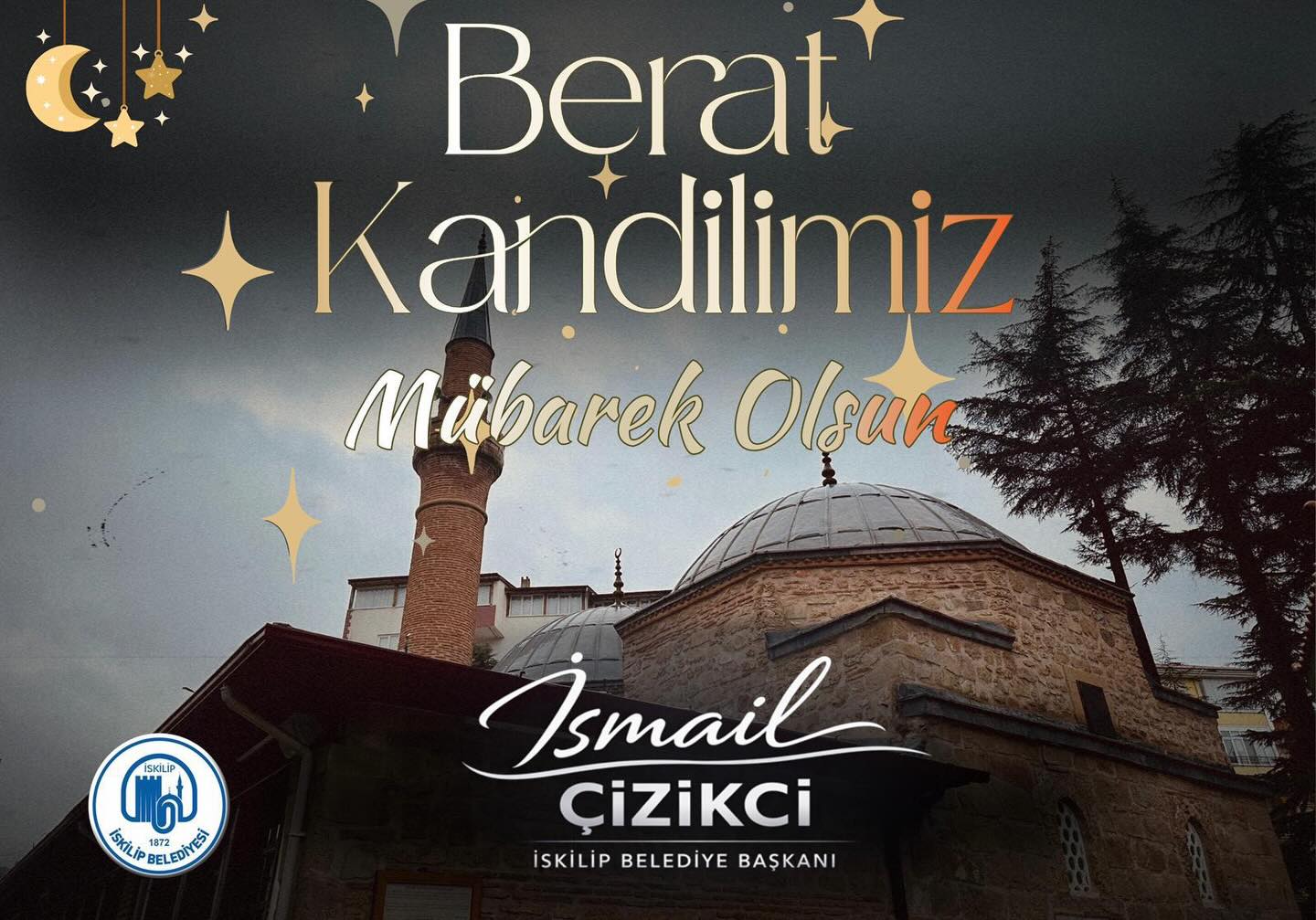 Belediye Başkanımız Sayın İsmail ÇİZİKCİ’nin ‘Berat Kandili’ Mesajı post thumbnail image