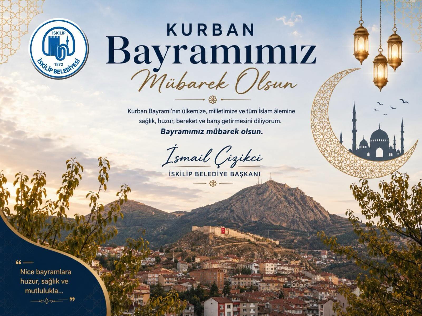 Belediye Başkanımız İsmail Çizikci’nin Bayram Mesajı post thumbnail image