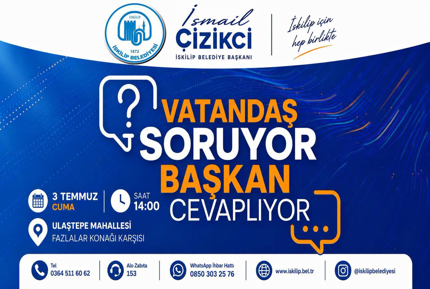 İskilip’i birlikte konuşuyor, birlikte yönetiyoruz. post thumbnail image