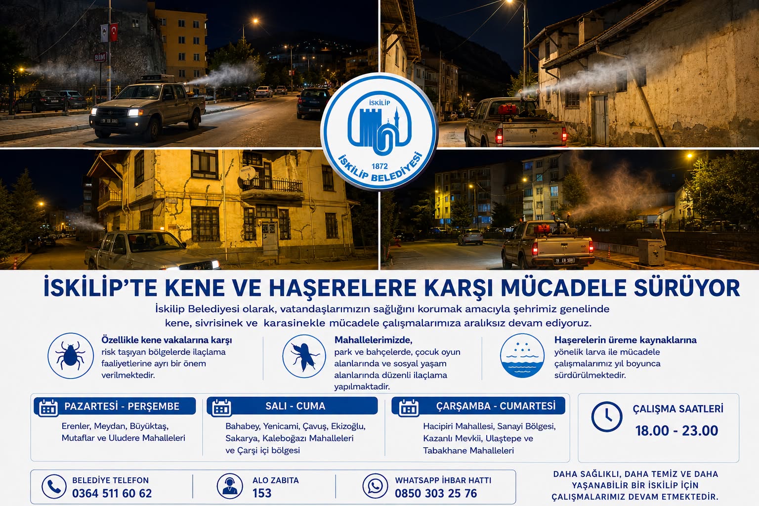 Vektörle Mücadele Çalışmalarımız Devam Ediyor. post thumbnail image