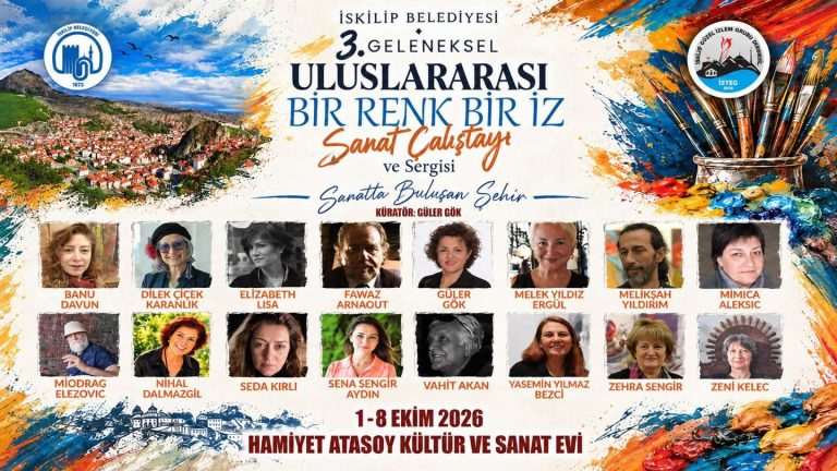 3. Geleneksel Uluslararası Bir Renk Bir İz Sanat Çalıştayı Başlıyor